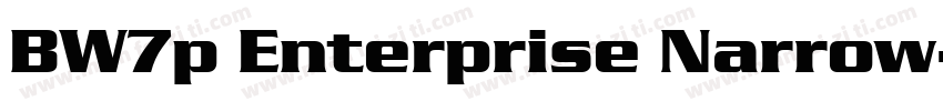 BW7p Enterprise Narrow字体转换